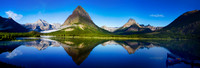 Swiftcurrent Lake from Saint Mary's Hotel Deck